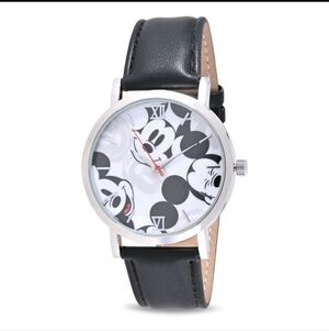 Disney Black and Silver Classic Watch